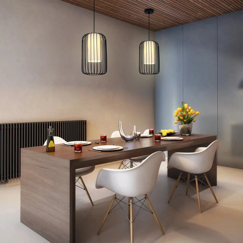 Metal Cage Hanging Light