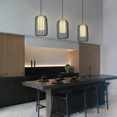 Metal Cage Hanging Light