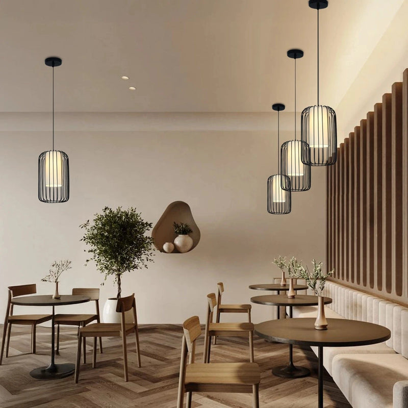 Metal Cage Hanging Light