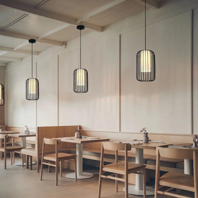 Metal Cage Hanging Light