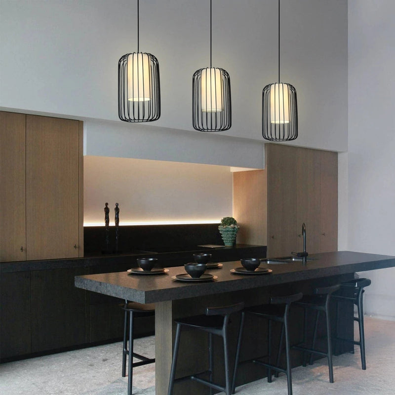 Metal Cage Hanging Light