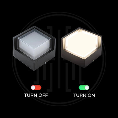 Cecidimus Square LED Outdoor Wall Facade Light