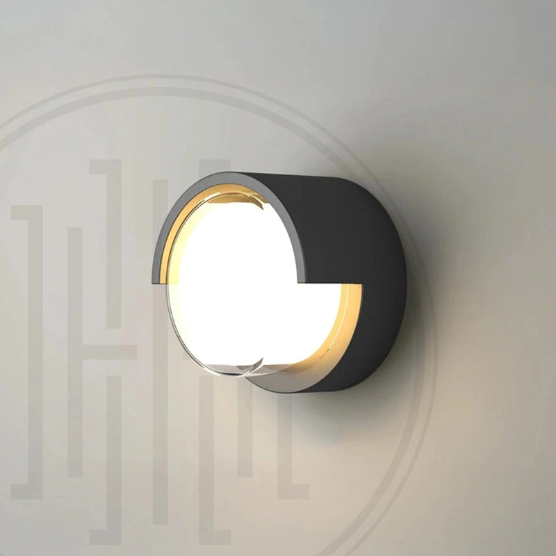 Cecidimus Round Led Outdoor Wall Facade Light