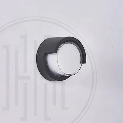 Cecidimus Round Led Outdoor Wall Facade Light