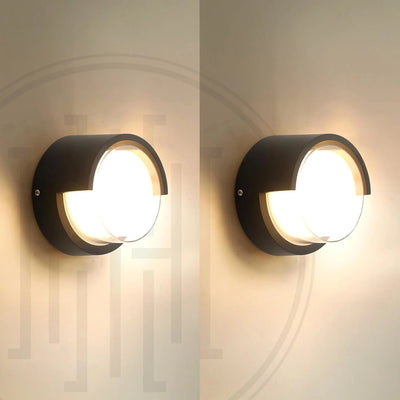 Cecidimus Round Led Outdoor Wall Facade Light