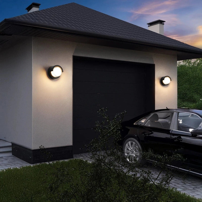 Cecidimus Round Led Outdoor Wall Facade Light