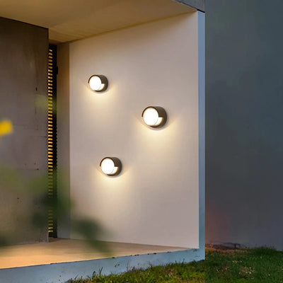 Cecidimus Round Led Outdoor Wall Facade Light