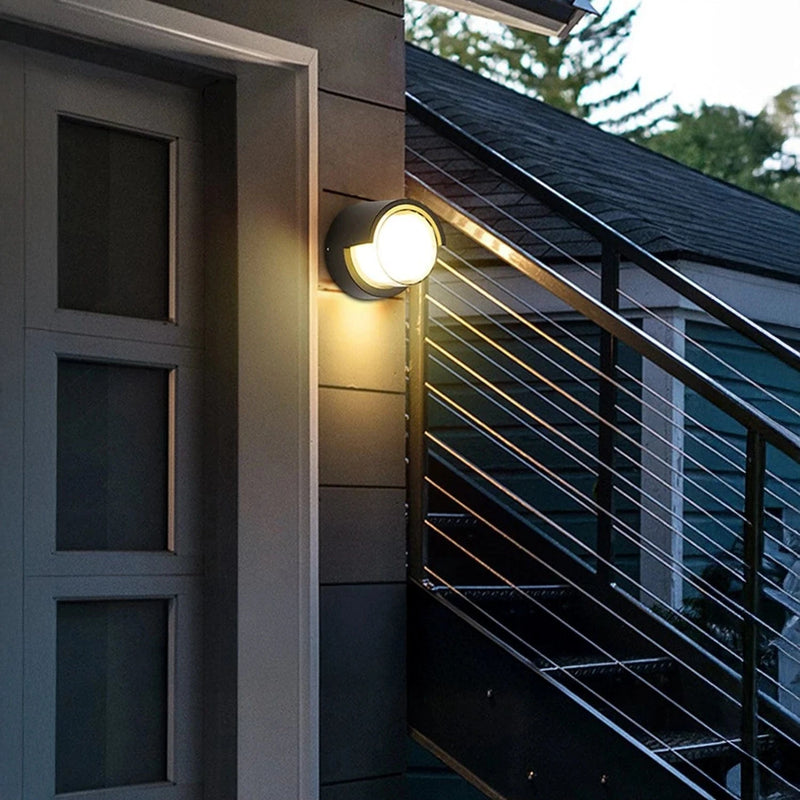 Cecidimus Round Led Outdoor Wall Facade Light