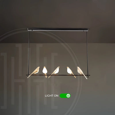 Chirpy Bird Dining Chandelier