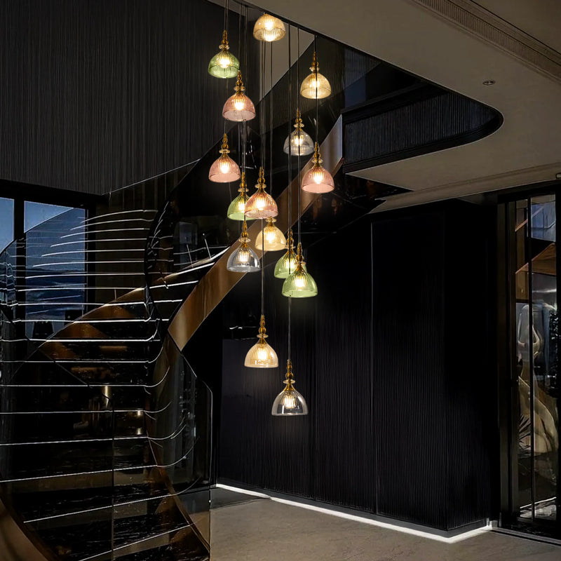 Bellflora Pendant Duplex Chandelier
