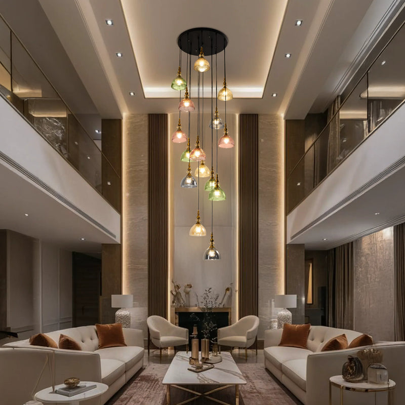 Bellflora Pendant Duplex Chandelier