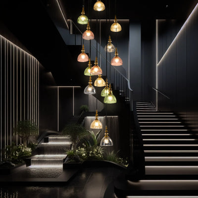 Bellflora Pendant Duplex Chandelier