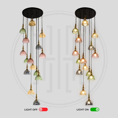 Bellflora Pendant Duplex Chandelier