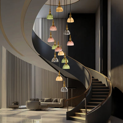 Bellflora Pendant Duplex Chandelier