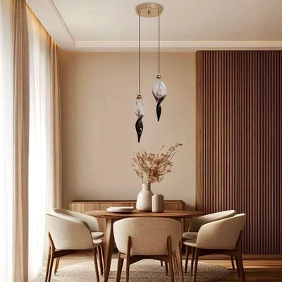 Crystal Flame Pendant Chandelier