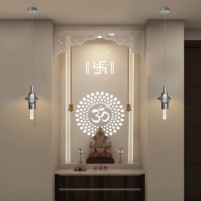 Divine Lantern Temple Light - Hanging Light for Pooja Room