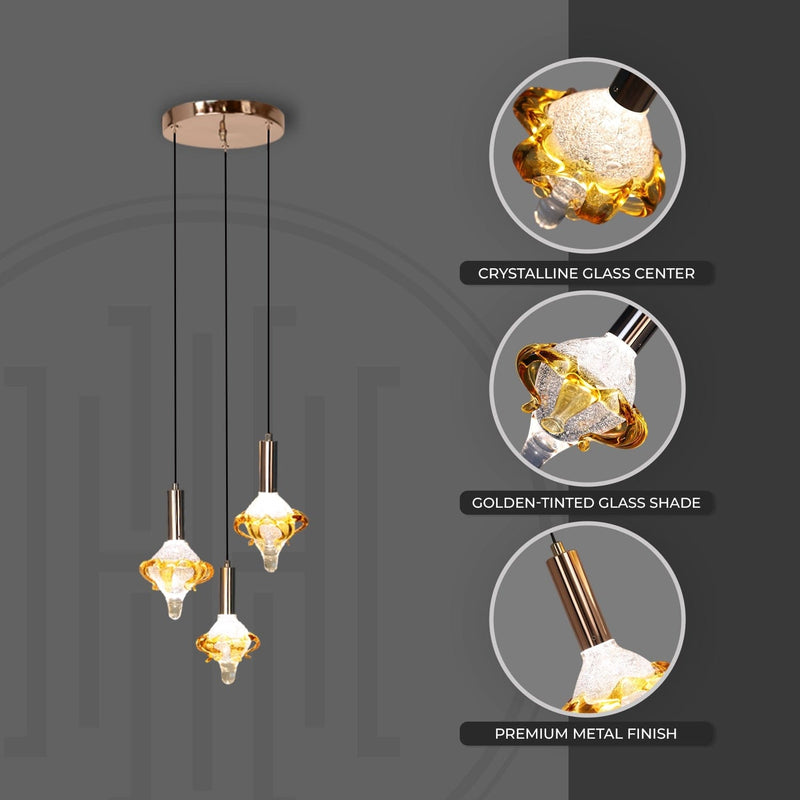 Divine Flame Pendant Light