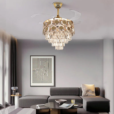 Dream Wave Chandelier Ceiling Fan with Remote Control