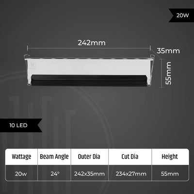 Elite Magna Recessed Linear Blade