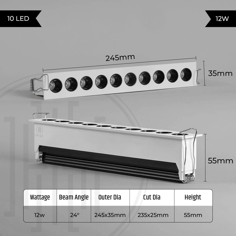 Elite Magna Recessed Linear Blade