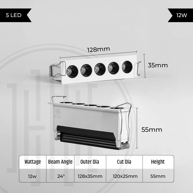 Elite Magna Recessed Linear Blade