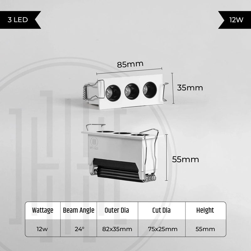 Elite Magna Recessed Linear Blade