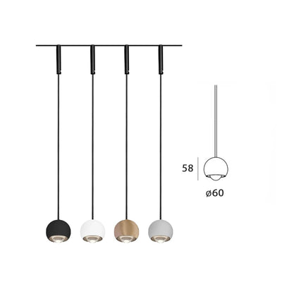 Globe Hanging Magnetic TrackLight SlimLine Series