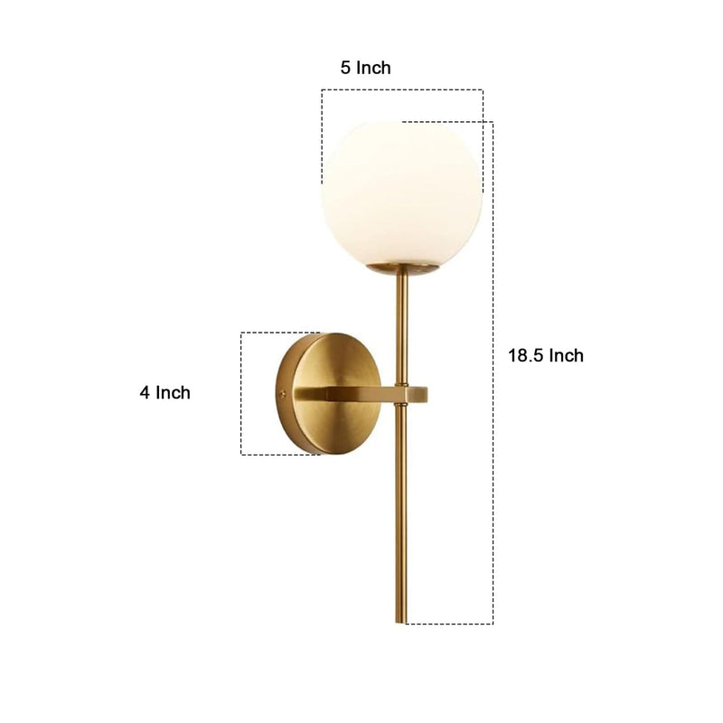 Modern Globe Wall Light