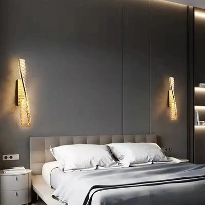 Helix Crystal Wall Light