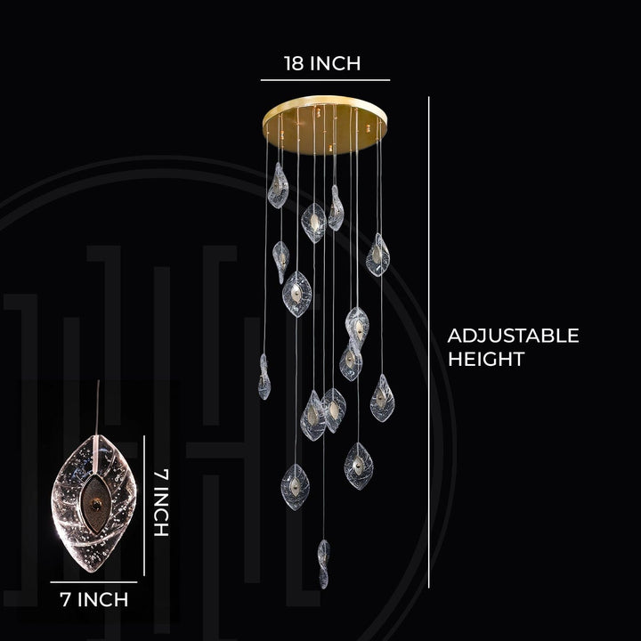 Frozen Moment Duplex Chandelier – Harold Electricals
