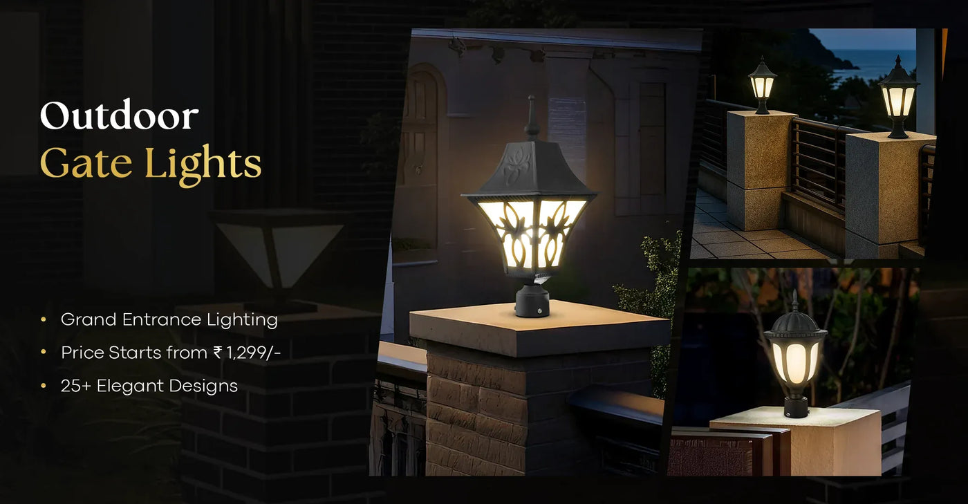 Buy Gate Lights & Gate Lamps At Best Price - Harold Electricals