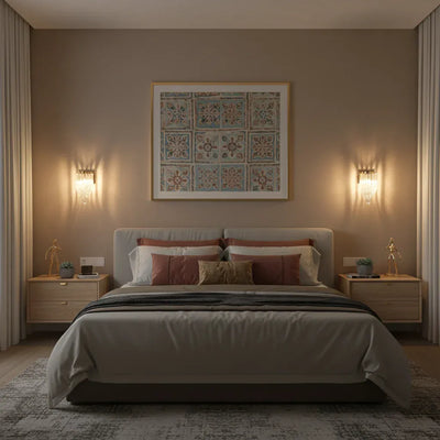 Velora Glass Wall Light