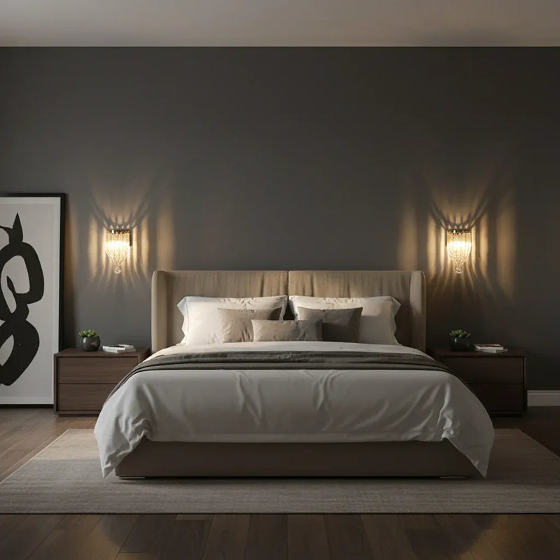 Velora Glass Wall Light