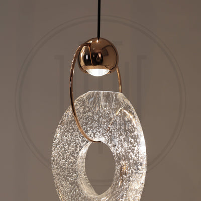 Crystal Flame Pendant Chandelier