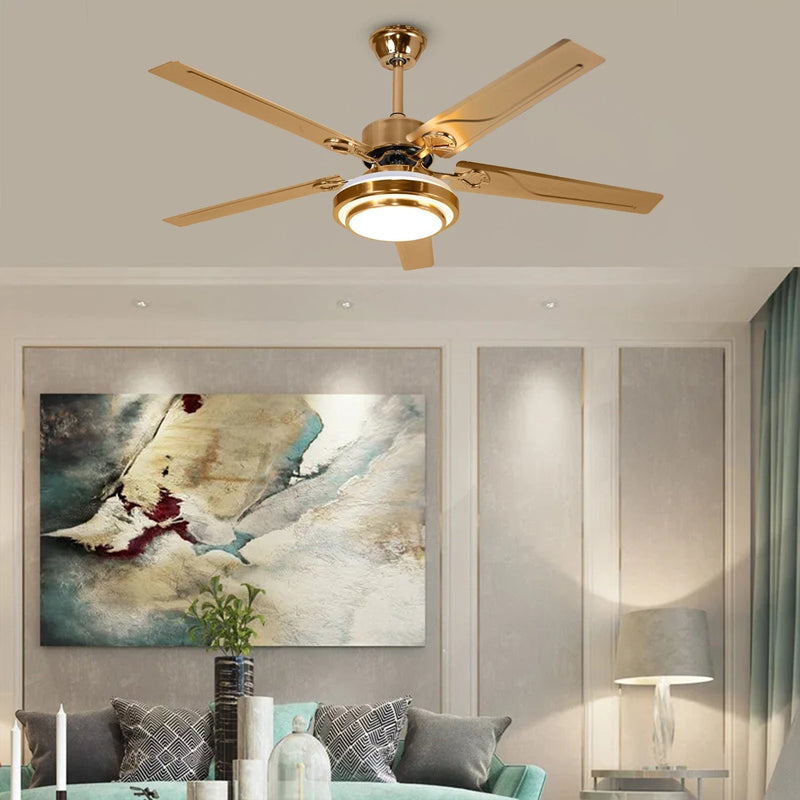 Golden Breeze Luxe Ceiling Fan