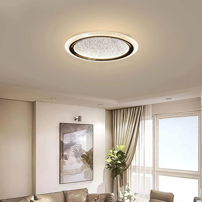 Halo Of Serenity Flush Mount Chandelier