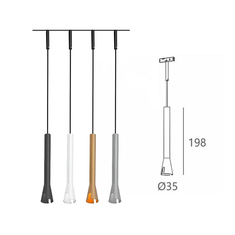 3 Watt Magnetic Suction Pendant Light Slimline Series