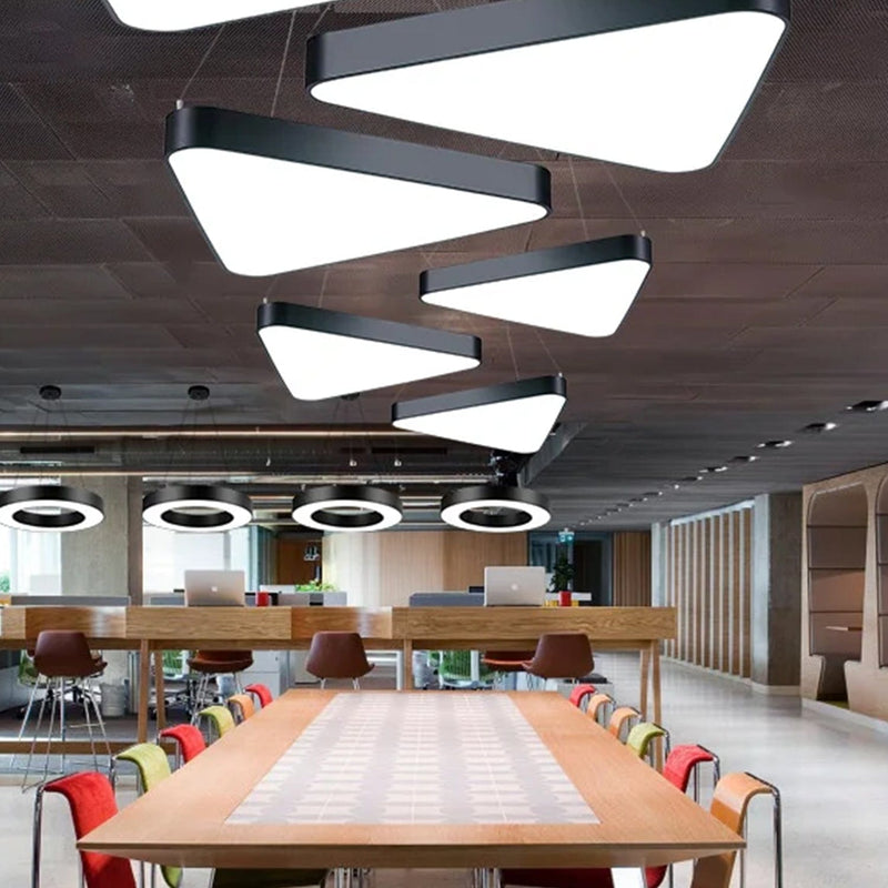 Triangular Led Fixture LED Triangular Hanging Profile Light – Harold Electricals