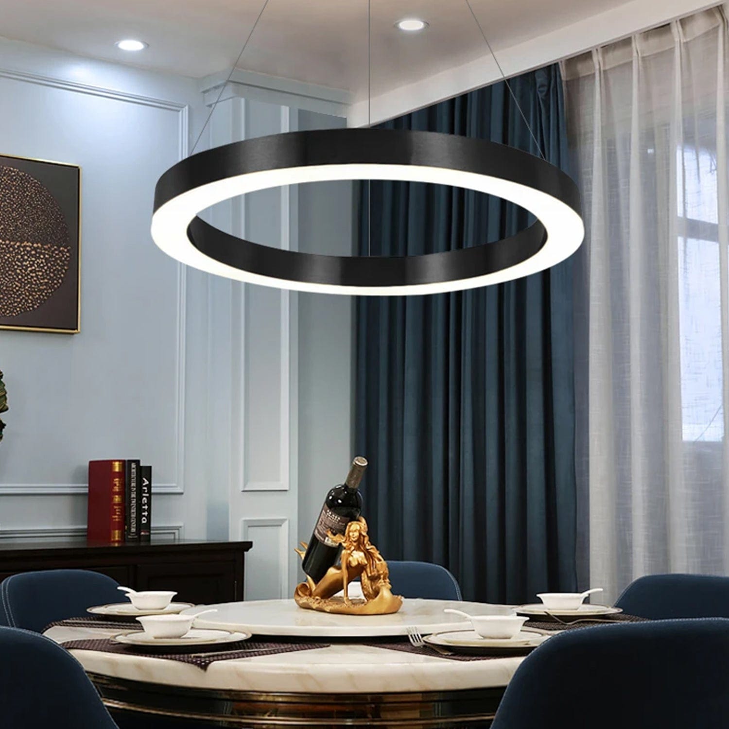 LED Circular Ring Hanging Profile Light – Harold Electricals