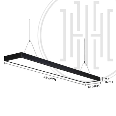 LED Rectangular Hanging Profile Light
