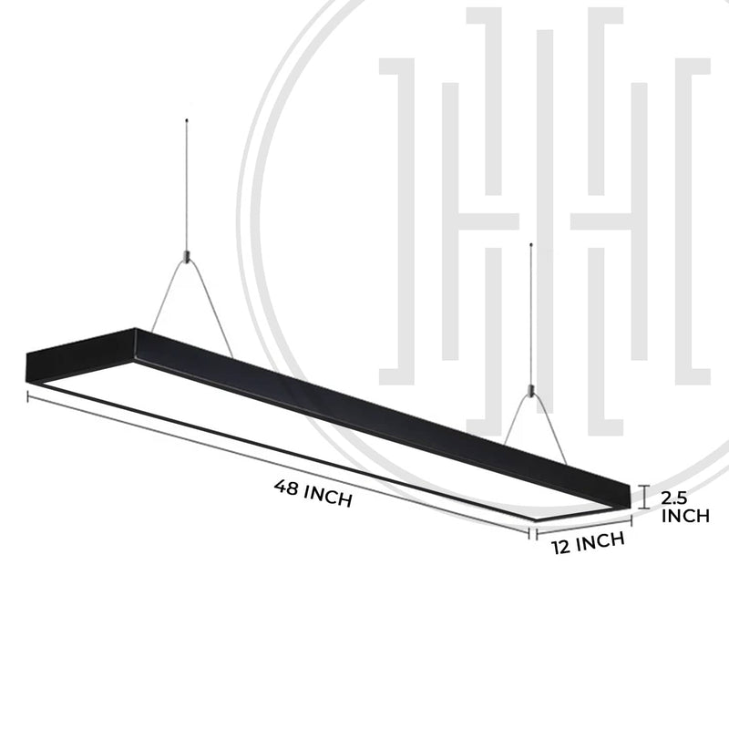 LED Rectangular Hanging Profile Light