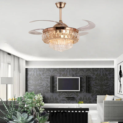 Lumina Lux Chandelier Ceiling Fan with Remote Control