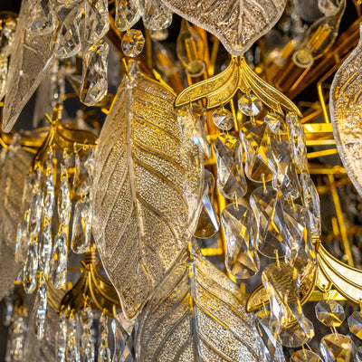 Lumora Leaf Duplex Chandelier