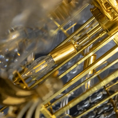 Lumora Leaf Duplex Chandelier