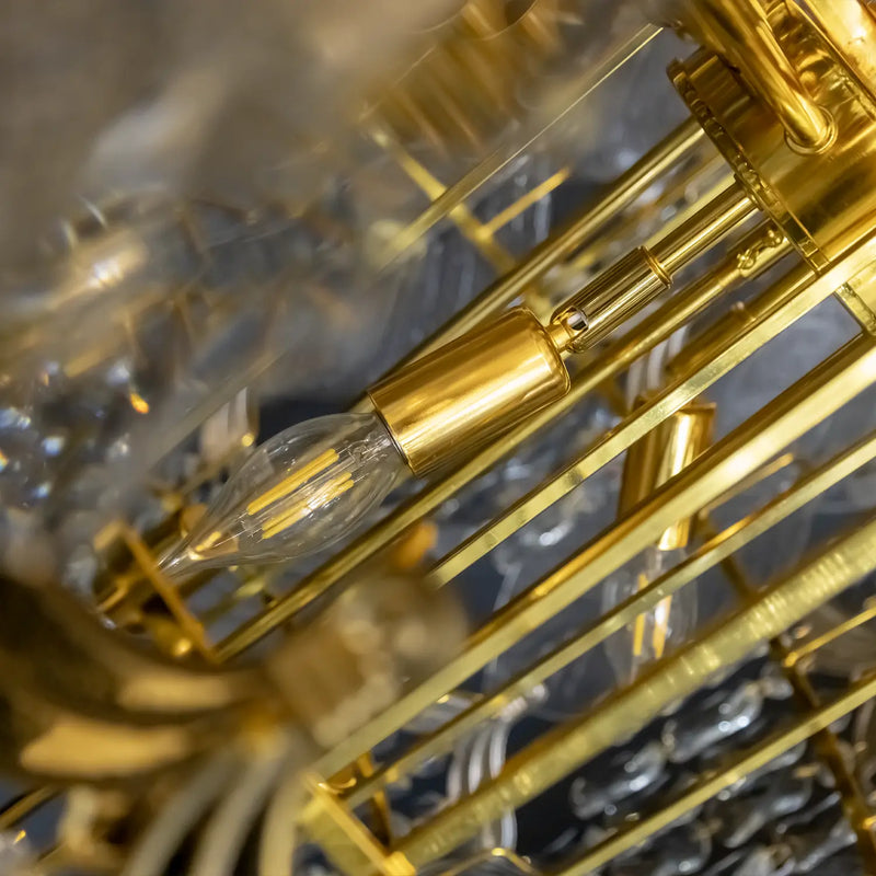 Lumora Leaf Duplex Chandelier