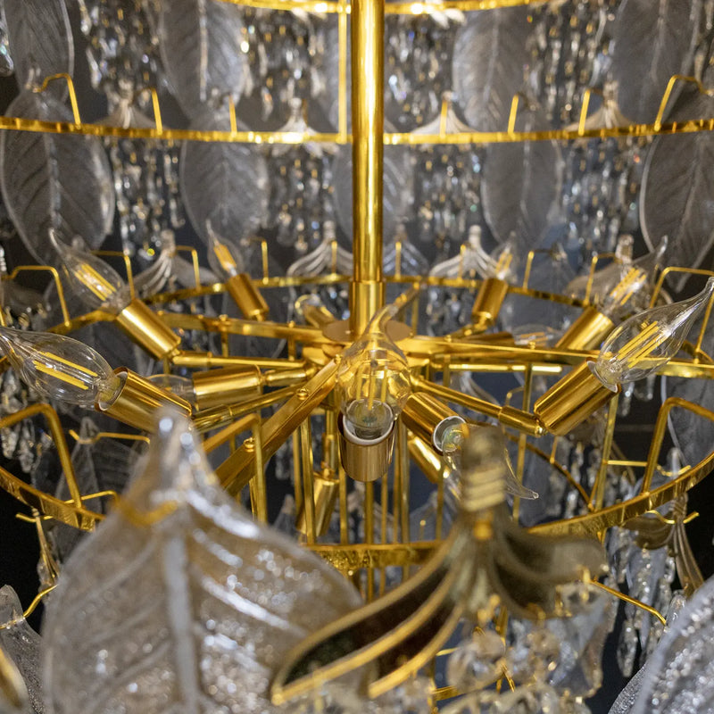 Lumora Leaf Duplex Chandelier