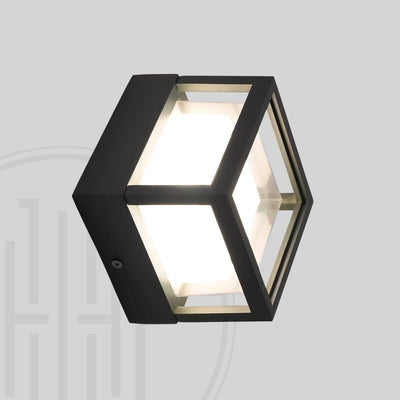 Modern Square Porch Led Outdoor Wall Facade Light