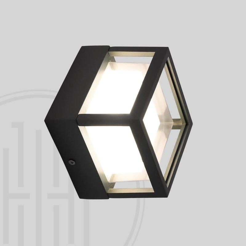 Modern Square Porch Led Outdoor Wall Facade Light