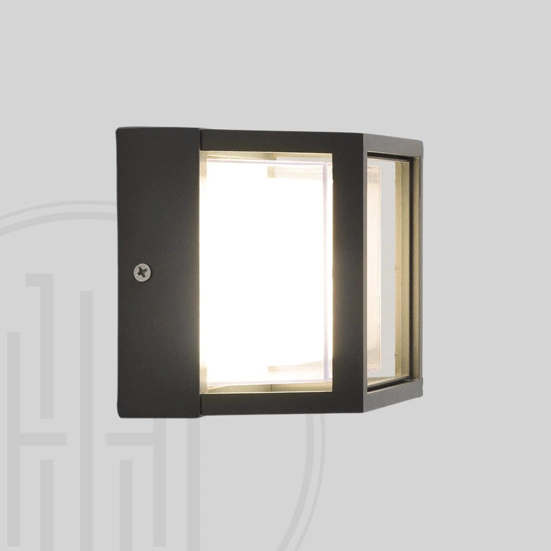 Modern Square Porch Led Outdoor Wall Facade Light