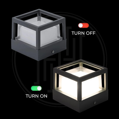 Modern Square Porch Led Outdoor Wall Facade Light